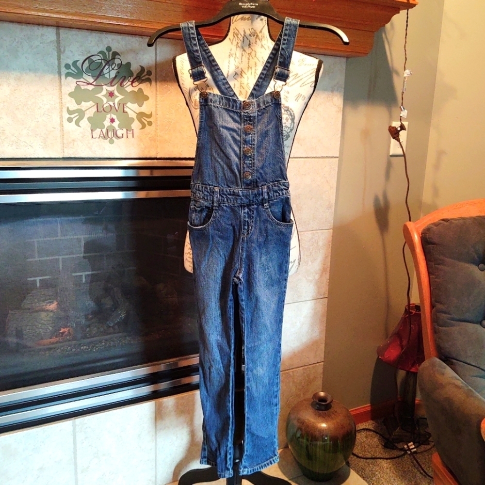 💥3/$20 Cat & Jack 6/6X Jean Bib Overalls!